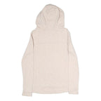 CARHARTT Womens Cream Pullover Hoodie S Lightweight Cotton Casual