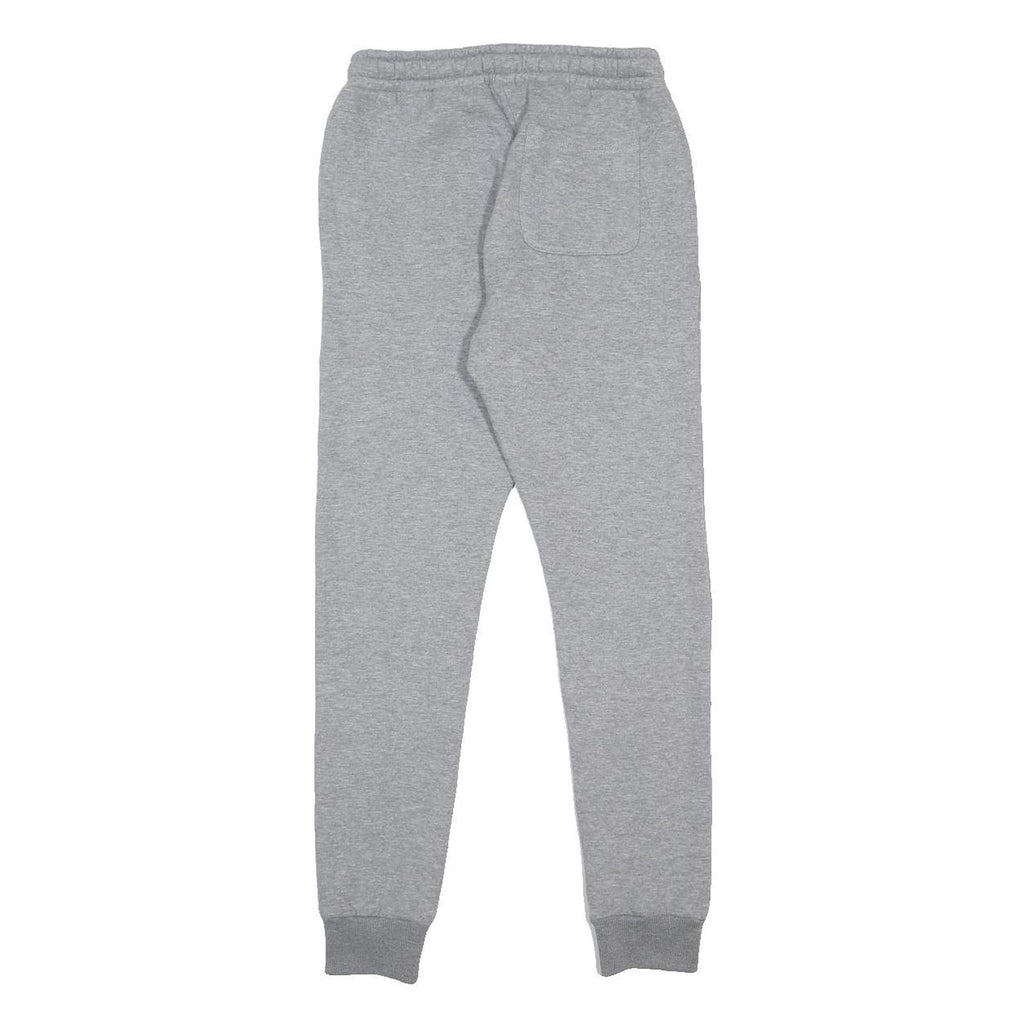 JACK WILLS Boys Joggers Grey Cotton Blend Slim Tapered 12-13Y W26 L27 Drawstring