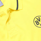 PUMA Mens Yellow BVB 09 Short Sleeve Plain 3XL Polo Shirt Football Fan