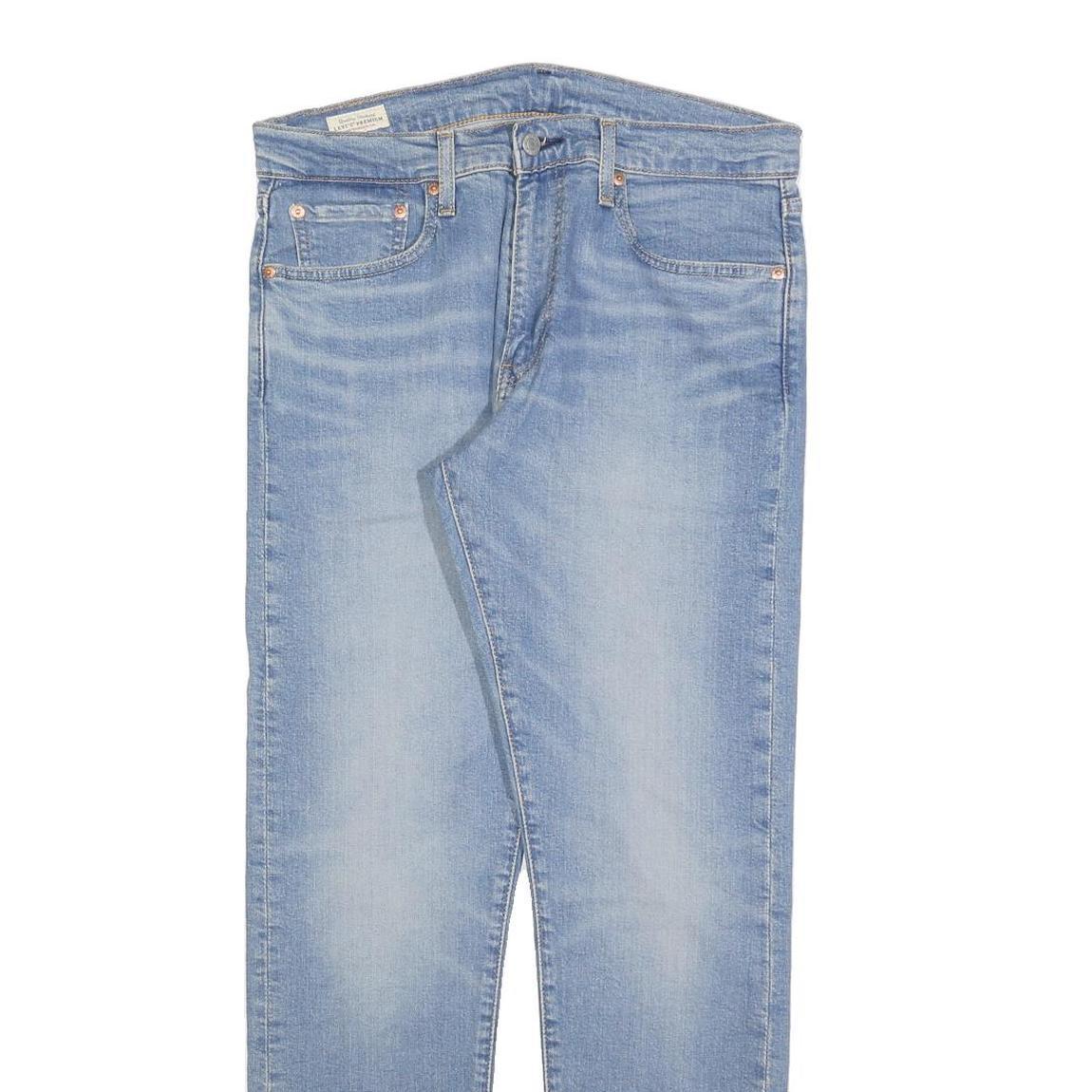 LEVI'S 512 BIG E Mens Jeans Blue Slim Skinny Denim Light W32 L29 Cotton Blend