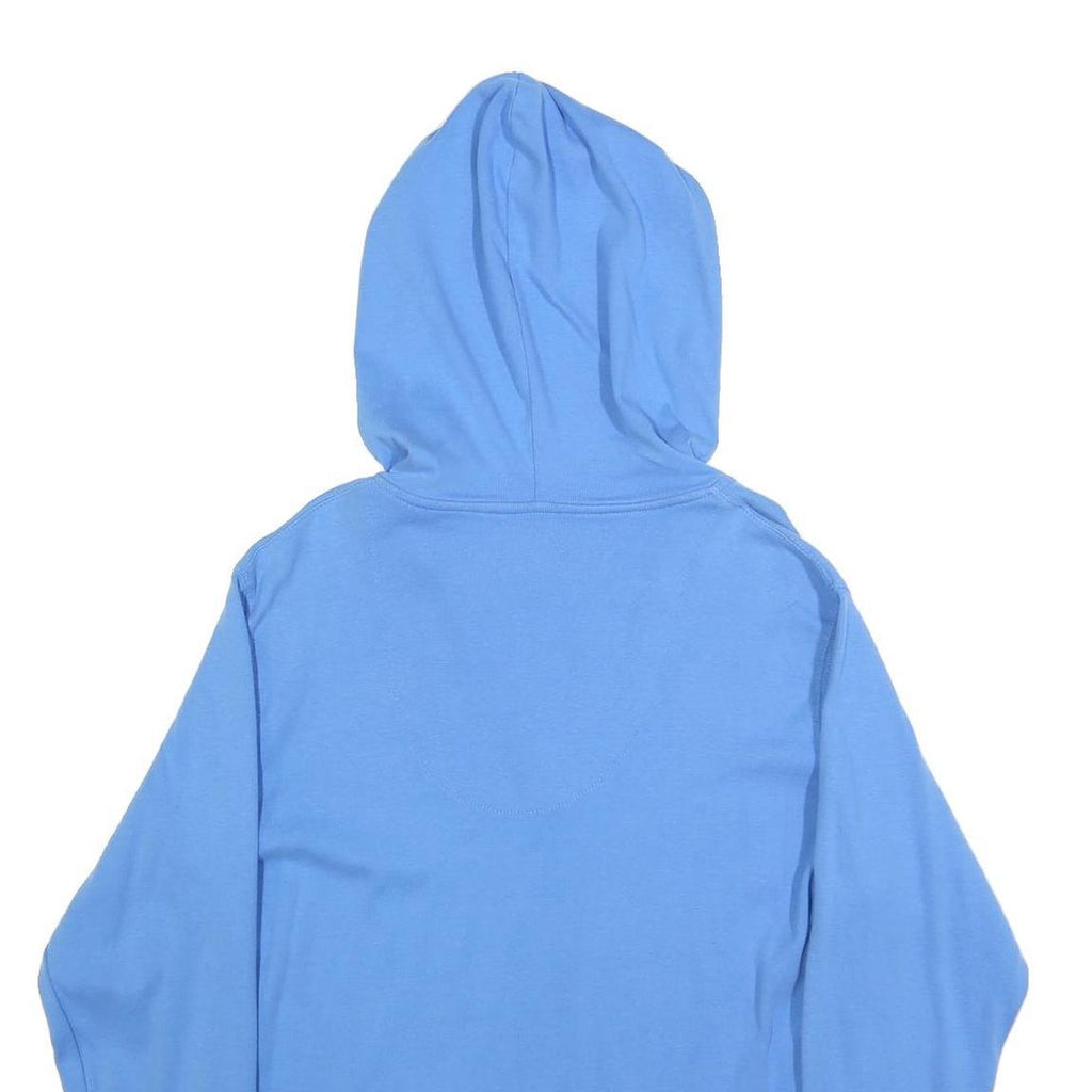 DICKIES Womens Blue Hoodie XL V Neck Kangaroo Pocket Cotton Blend