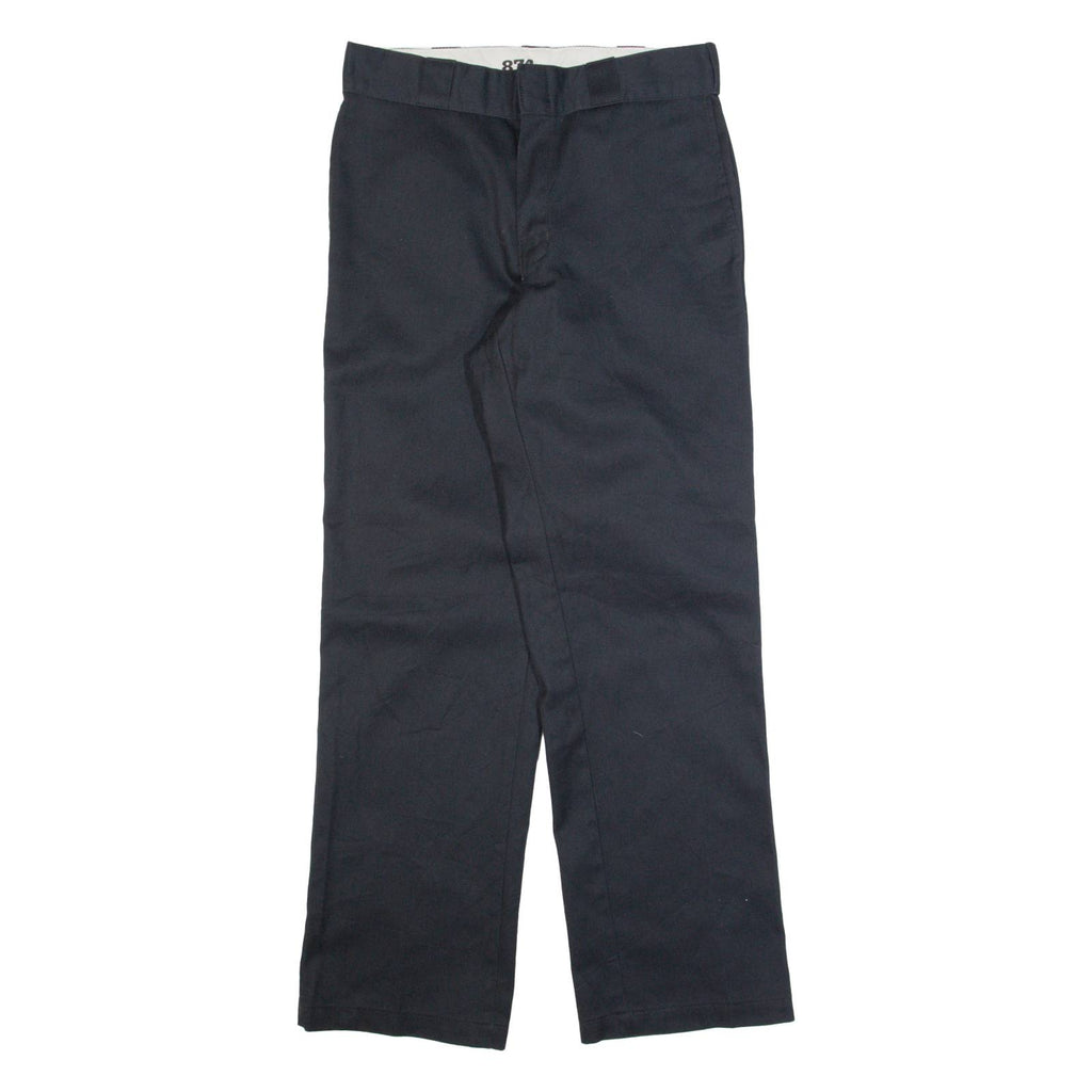 DICKIES 874 Workwear Womens Trousers Black Regular Straight W28 L30
