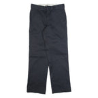 DICKIES 874 Workwear Womens Trousers Black Regular Straight W28 L30