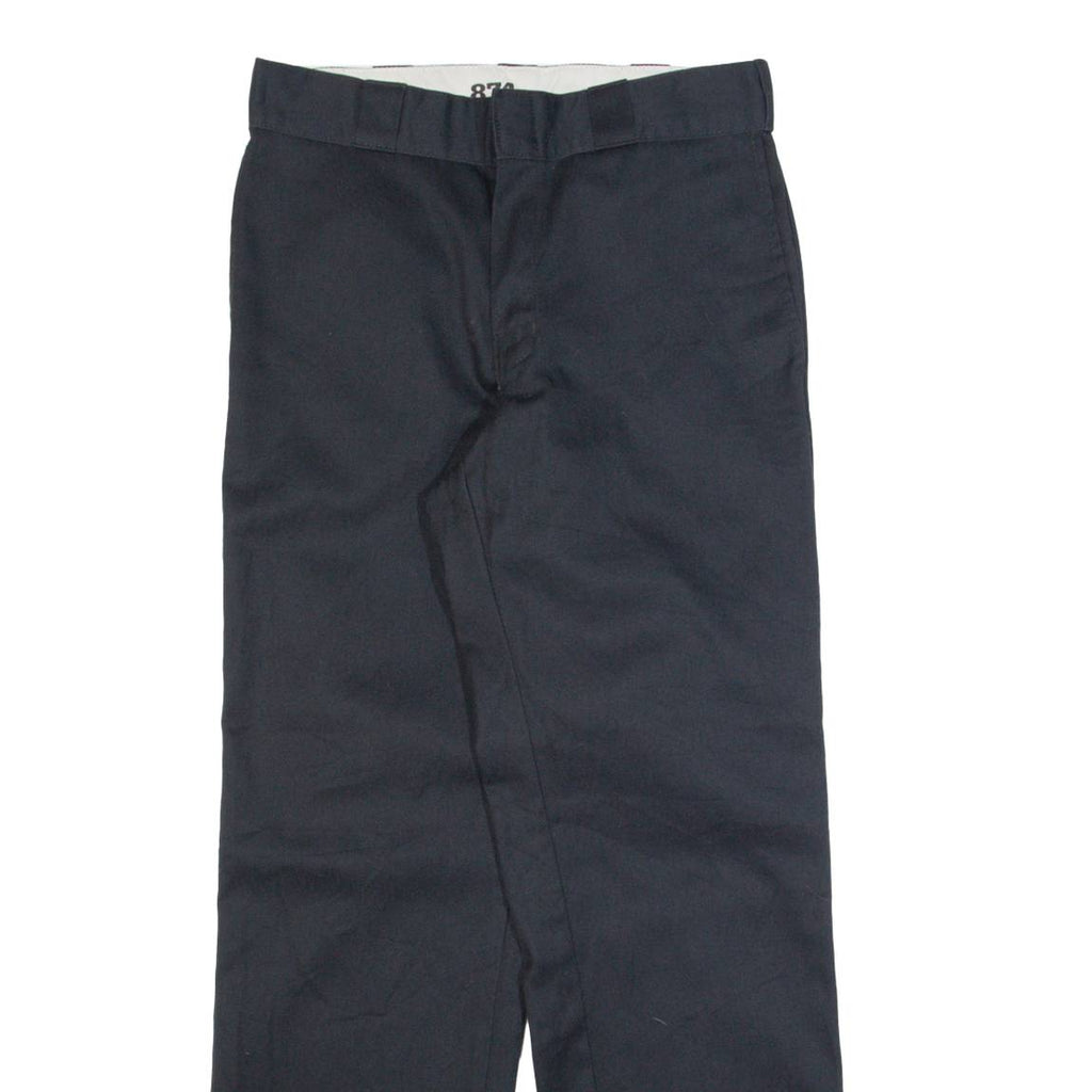 DICKIES 874 Workwear Womens Trousers Black Regular Straight W28 L30