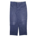 DICKIES 874 Workwear Mens Trousers Blue Regular Straight W36 L28