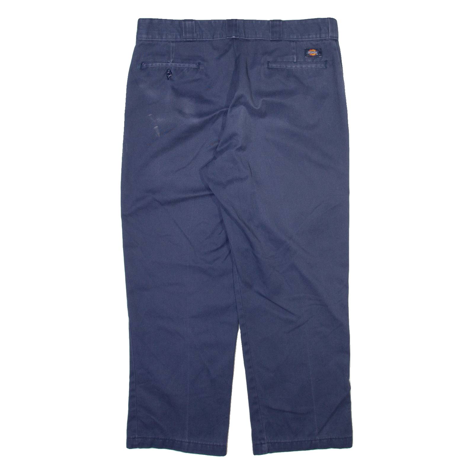DICKIES 874 Workwear Mens Trousers Blue Regular Straight W36 L28