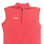 LONGONI Mens Jersey Red Sleeveless L