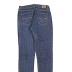 LEVI'S 528 Womens Jeans Blue Slim Skinny Denim W30 L32 Stretch Zip Closure
