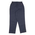 RED KAP Womens Polyester Blend Navy Regular Fit Straight Leg Trousers W26 L28