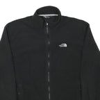 THE NORTH FACE Mens Black Jacket M Polyester Blend Plain Zip Outdoor Casual