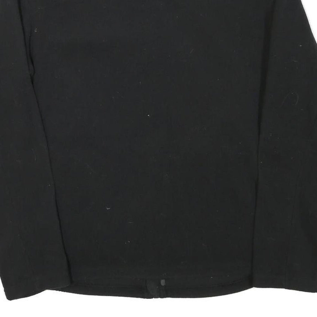 THE NORTH FACE Mens Black Jacket M Polyester Blend Plain Zip Outdoor Casual