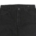 WRANGLER Mens Black Cotton Denim Casual Shorts L W40 Classic Fit Pocketed