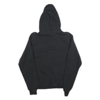 CHAMPION Mens Black White Bear Basketball Pullover Hoodie S Cotton Blend