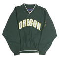 CRABLE SPORTSWEAR Mens Green Oregon V-Neck M Sweatshirt Pullover Polyester