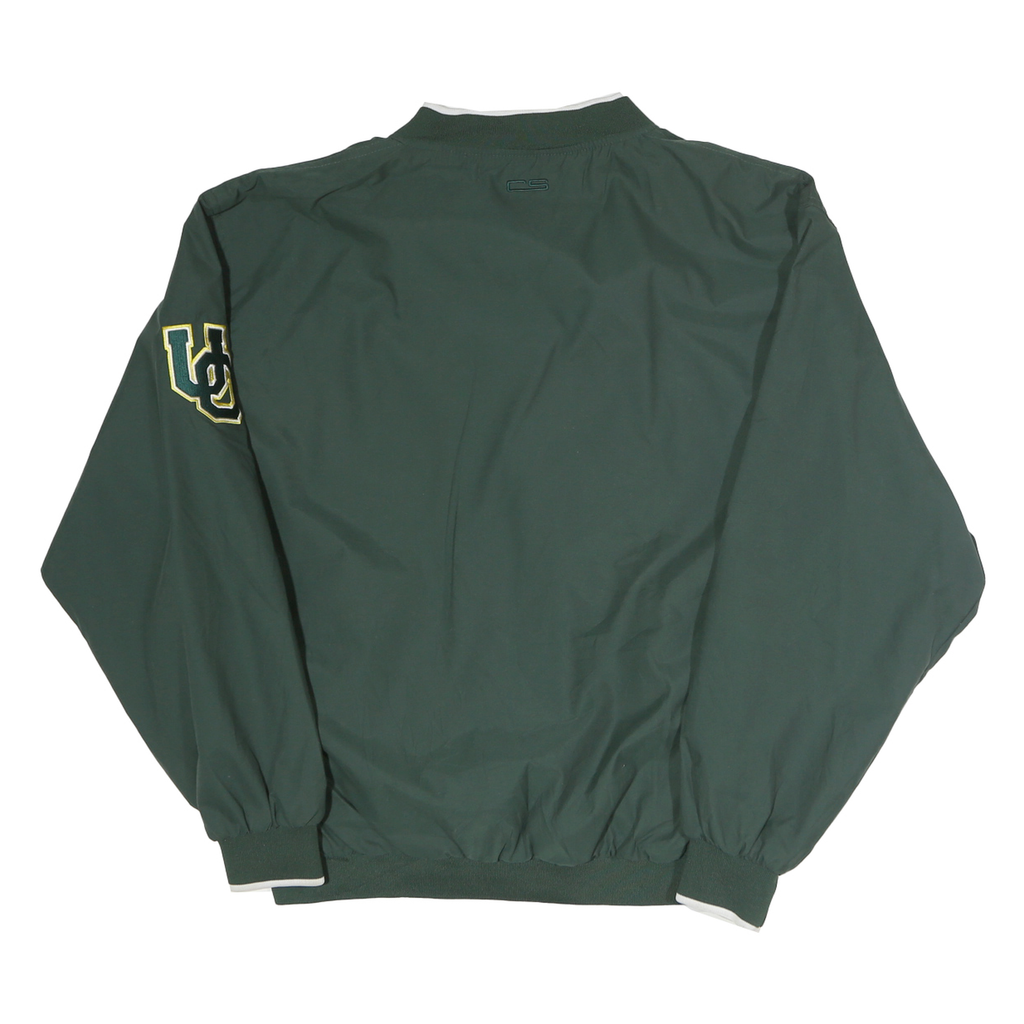 CRABLE SPORTSWEAR Mens Green Oregon V-Neck M Sweatshirt Pullover Polyester