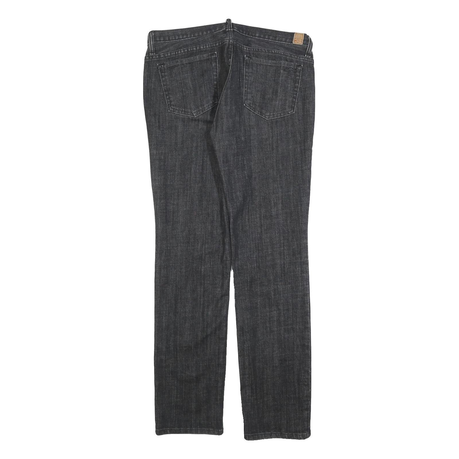 GUESS Womens Jeans Black Slim Straight Denim Medium W31 L31 Stylish Casual