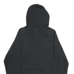 ADIDAS Mens Black Hoodie S Cotton Blend Pullover Spellout Logo Sweatshirt