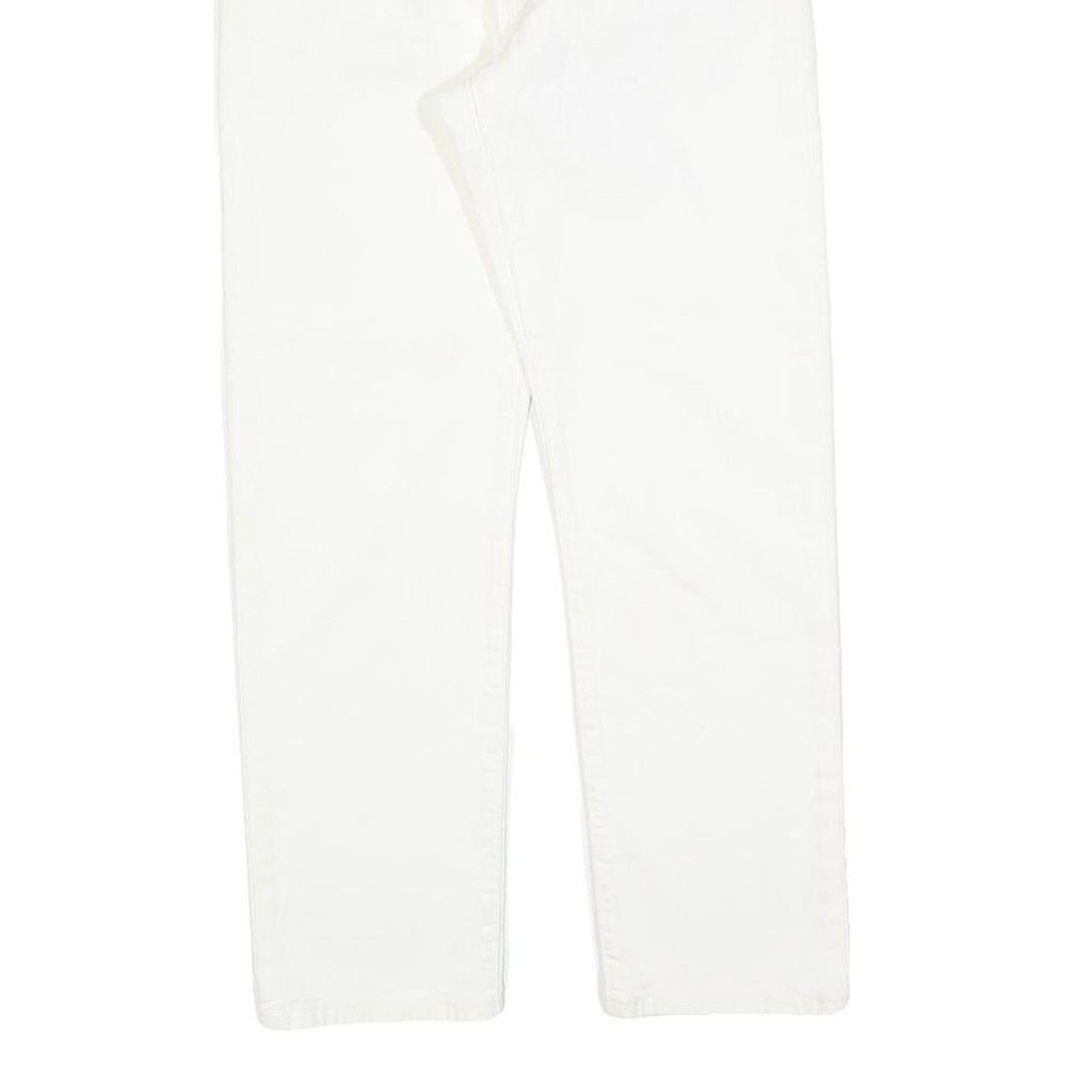 LEVI'S 501 Womens Jeans White Regular Straight Denim Raw W26 L26 Button Fly