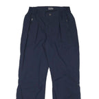 SPORT CLASSIC Lined Womens Navy Relaxed Straight Trousers W28 L29