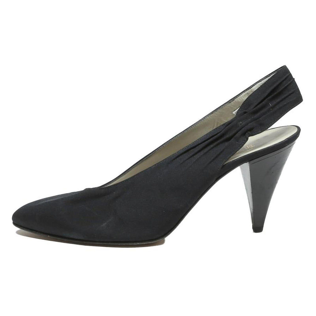 BRUNO MAGLI Womens Black Slingback Pump Synthetic UK 6 Elegant Comfort Heels