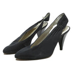 BRUNO MAGLI Womens Black Slingback Pump Synthetic UK 6 Elegant Comfort Heels