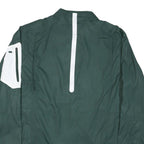 NIKE Mens Green & White Spartan Logo Lightweight Nylon Track Jacket M