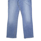 TRUE RELIGION Womens Regular Fit Blue Denim Straight Jeans W31 L29 Classic Zip