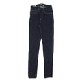 LEVI'S Womens Jeans Blue Slim Skinny Denim Dark W24 L31 Stylish Zip Cotton Blend