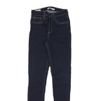 LEVI'S Womens Jeans Blue Slim Skinny Denim Dark W24 L31 Stylish Zip Cotton Blend