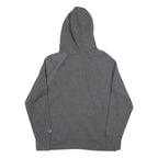 CHAMPION Mens Grey Hoodie L Cotton Blend Classic Logo Pullover Sweatshirt