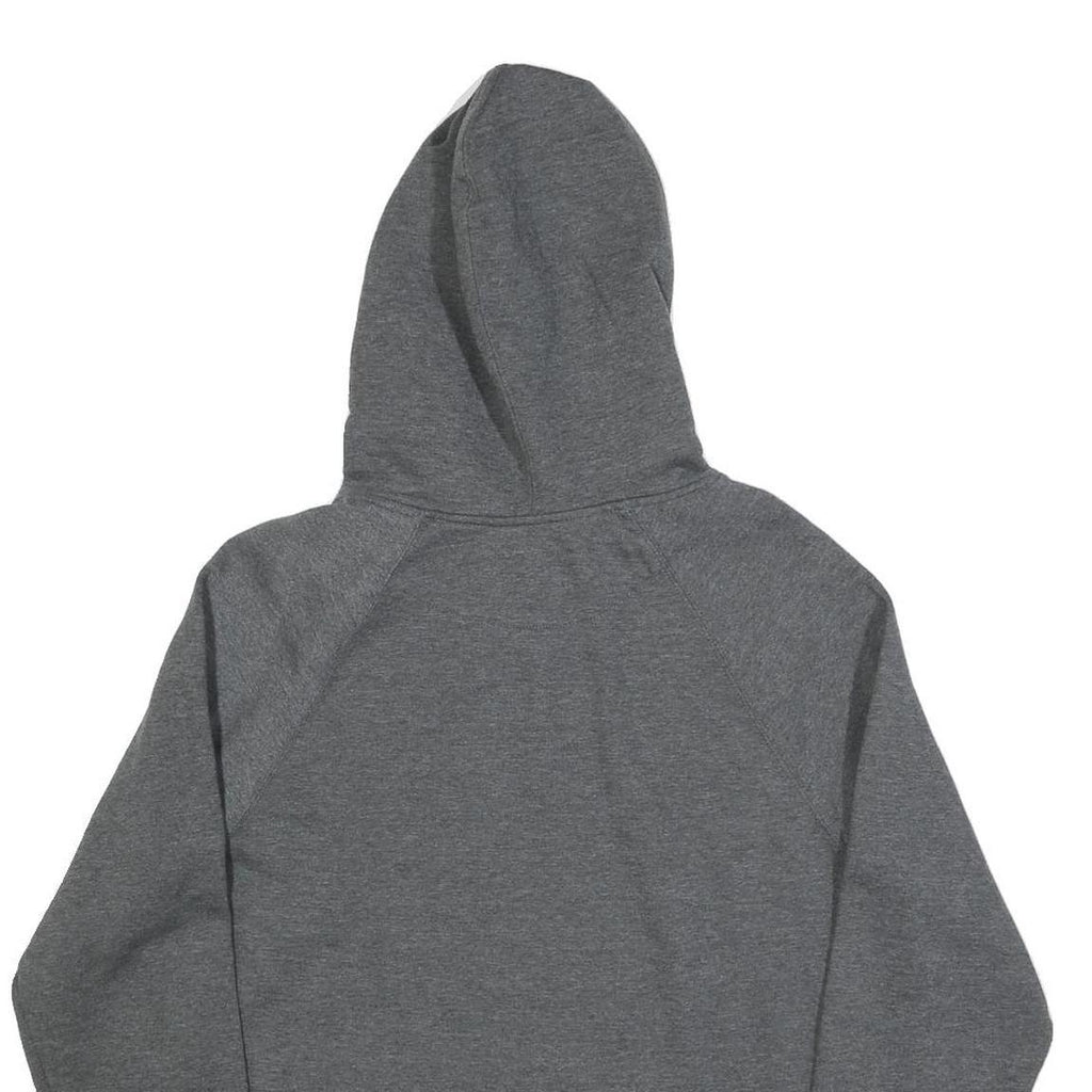CHAMPION Mens Grey Hoodie L Cotton Blend Classic Logo Pullover Sweatshirt