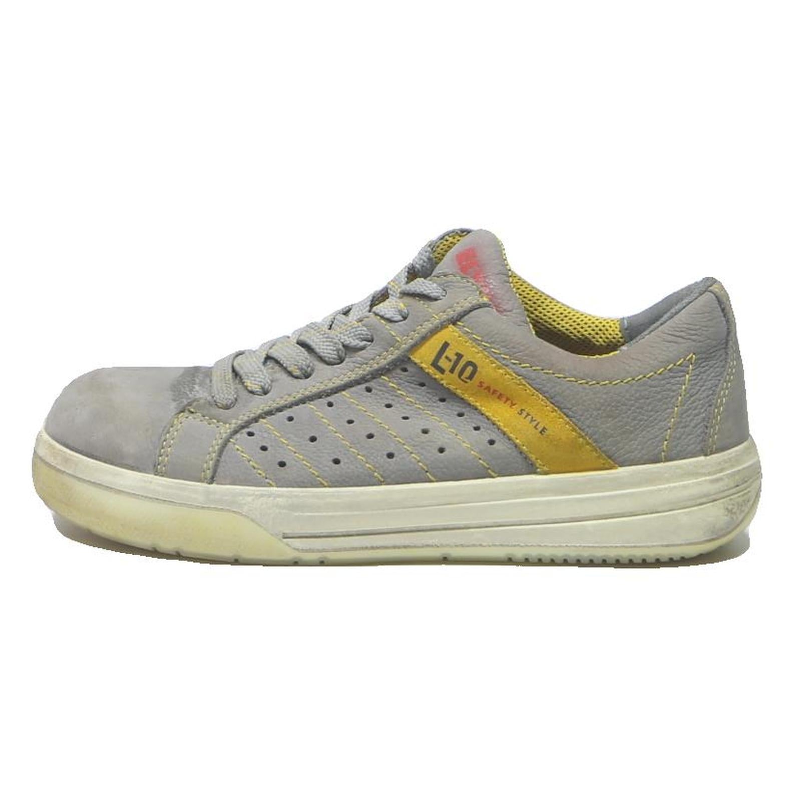 ELTEN L10 Mens Safety Style Grey & Yellow Synthetic UK 7 Work Casual Footwear