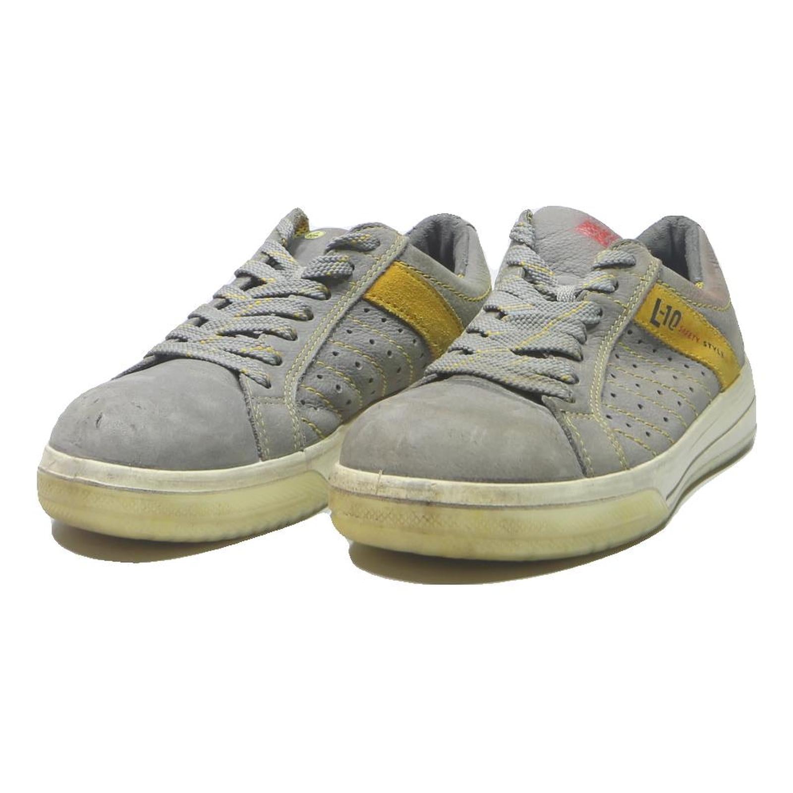 ELTEN L10 Mens Safety Style Grey & Yellow Synthetic UK 7 Work Casual Footwear