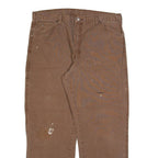 DICKIES Mens Trousers Brown Relaxed Straight W38 L30