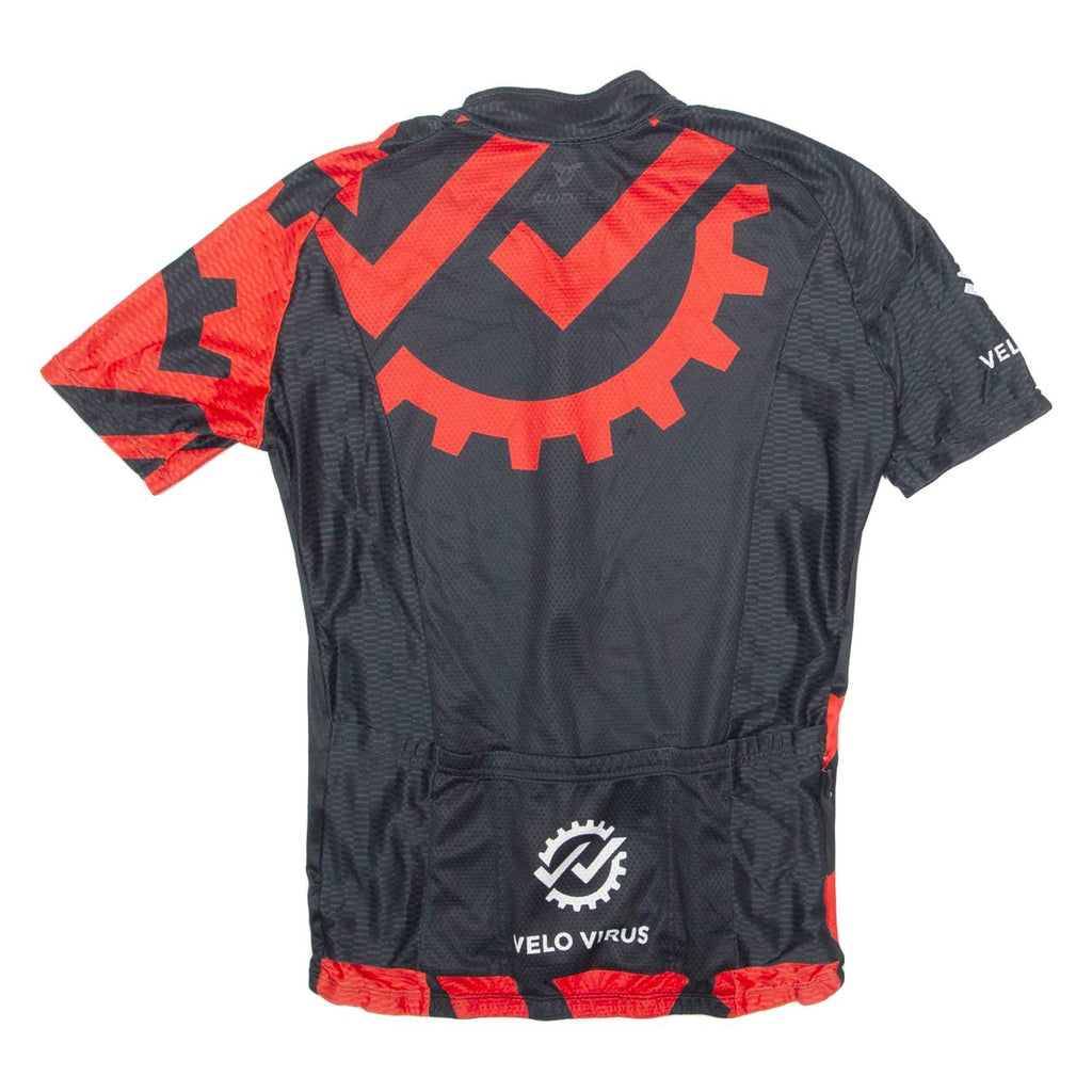 CUORE Cycling Mens Jersey Black 1/4 Zip S