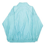JEAN LEISURE Womens Blue Nylon Zip Jacket UK 16 Casual Lightweight Outerwear