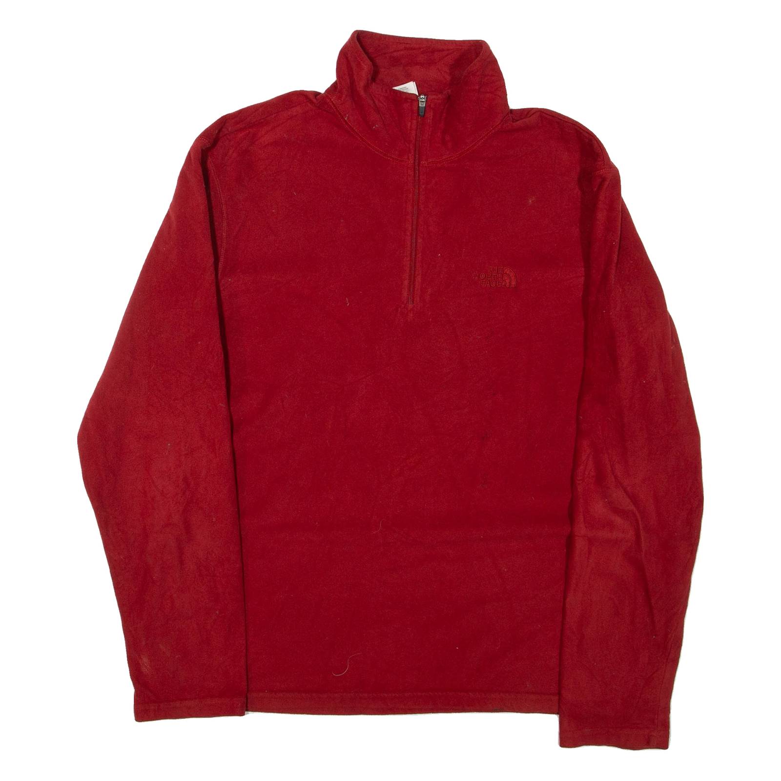 THE NORTH FACE Pullover Mens Fleece Jacket Red M
