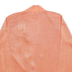 FIA ITALIA Womens Peach Plain Button Up Cotton Blend Jumper S Lightweight