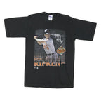 PRO PLAYER Mens Black Cal Ripken Jr. Graphic T-Shirt M Short Sleeve Crew Neck