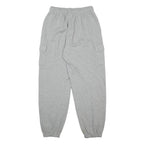 NIKE Mens Joggers Grey S W26 L28 Cotton Blend Regular Fit Tapered Leg Cargo