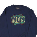 JANSPORT Mens Navy Blue Wright State Crew Neck L Sweatshirt Cotton Blend