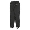 ICEPEAK Womens Black Slim Straight Leg Trousers W26 L30 Polyester Blend Zip