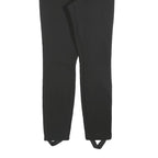 ICEPEAK Womens Black Slim Straight Leg Trousers W26 L30 Polyester Blend Zip