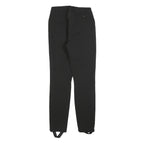 ICEPEAK Womens Black Slim Straight Leg Trousers W26 L30 Polyester Blend Zip