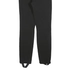 ICEPEAK Womens Black Slim Straight Leg Trousers W26 L30 Polyester Blend Zip