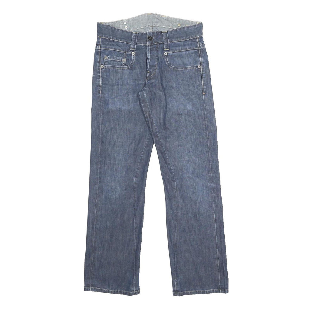 G-STAR Mens Blue Regular Straight Denim Medium W31 L32 Classic Fit Button