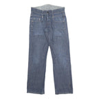 G-STAR Mens Blue Regular Straight Denim Medium W31 L32 Classic Fit Button