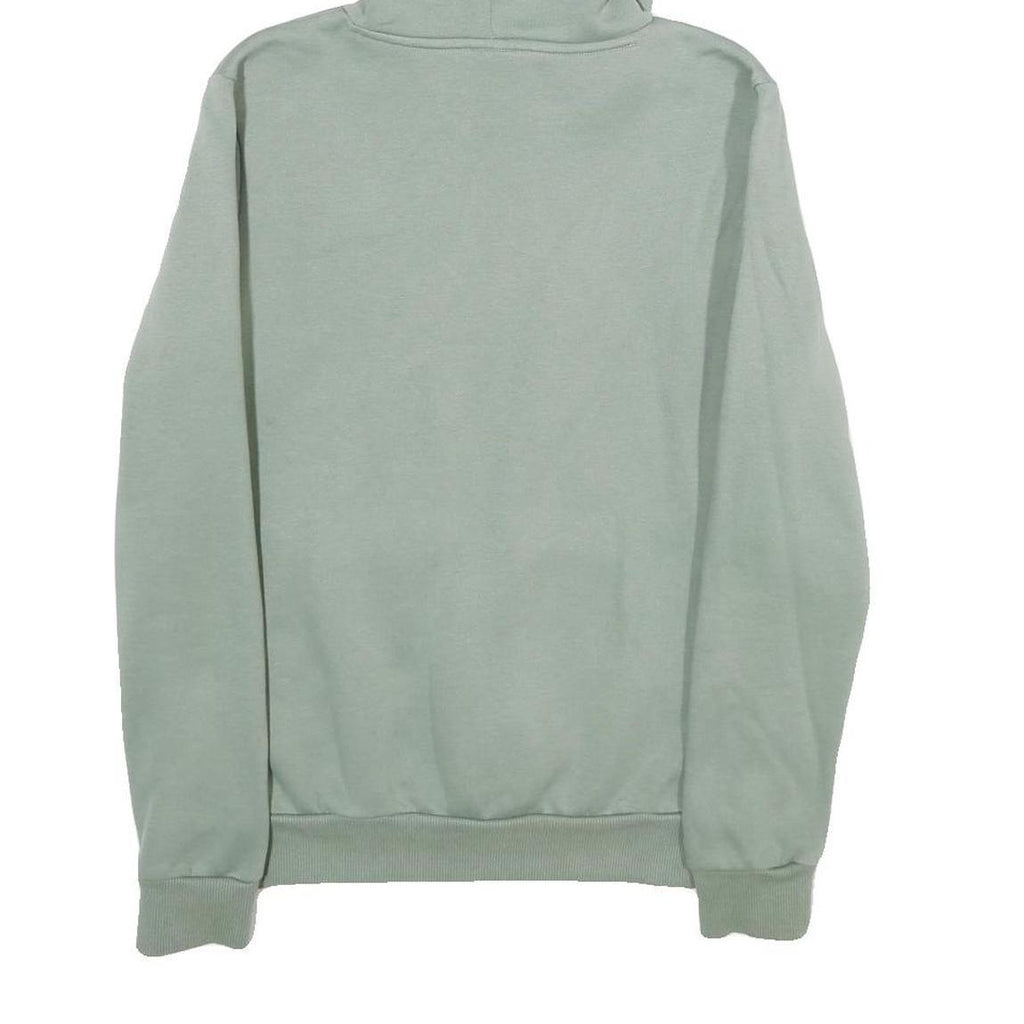 PUMA Mens Green Pullover Hoodie S Cotton Blend Casual Sportswear