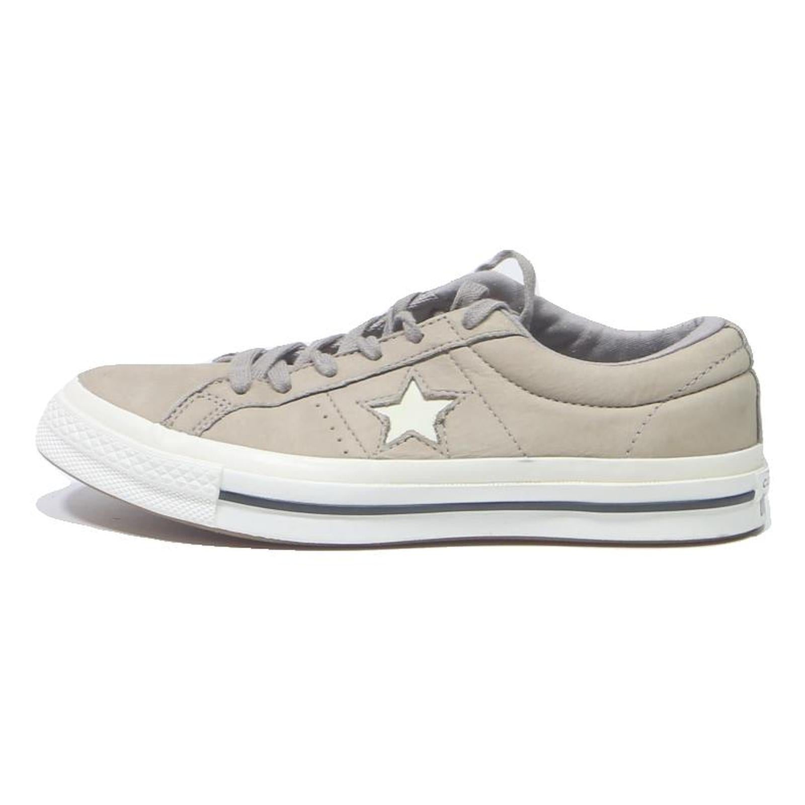 CONVERSE One Star Womens Low Top Trainers Beige Canvas UK 6 Casual Stylish