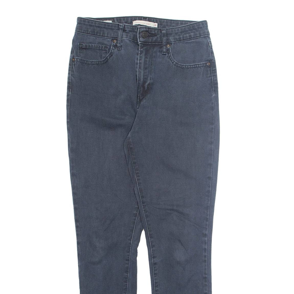 LEVI'S Womens Jeans Grey Regular Skinny W28 L26